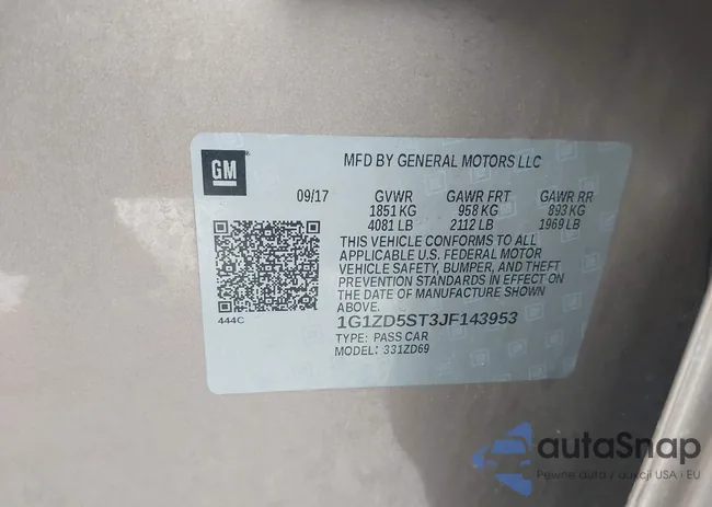 1G1ZD5ST3JF143953: 44215956