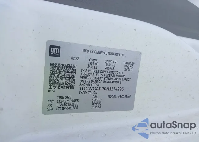 1GCWGAFP0N1174295: 44215089