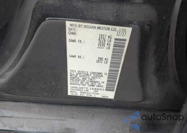 1N4AL3AP7JC168605: 44215111