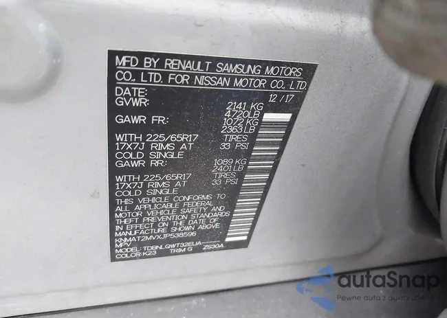 KNMAT2MVXJP538596: 44215255