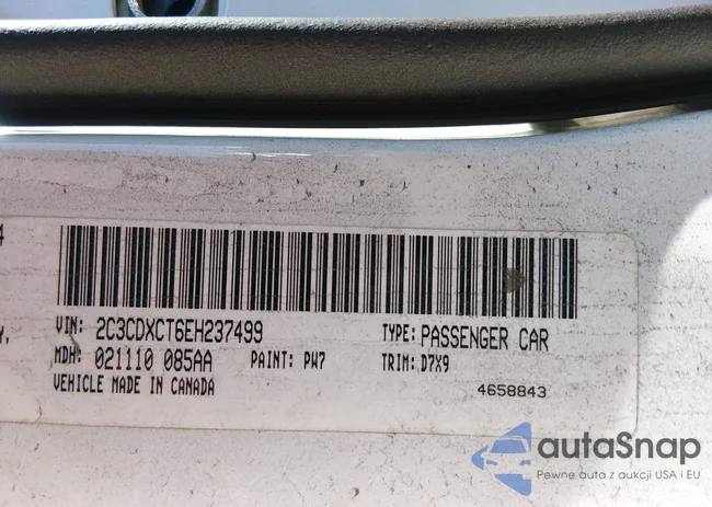 2C3CDXCT6EH237499: 44215259