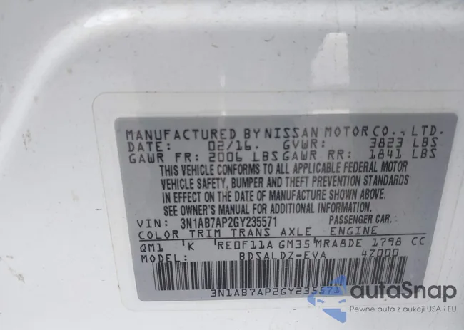 3N1AB7AP2GY235571: 44216430