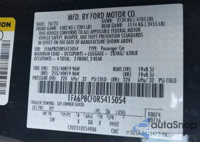 1FA6P8CF0R5415054: 44216697