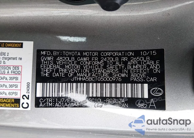 JTHHA5BC1G5000976: 44216725