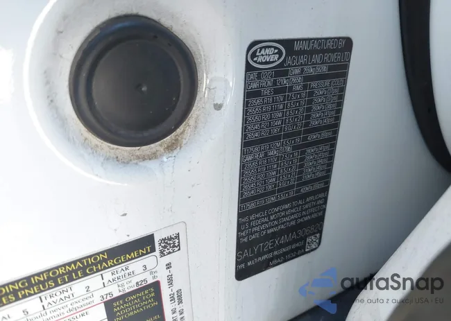 SALYT2EX4MA306820: 44216768