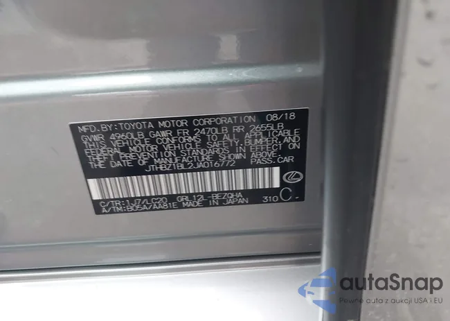 JTHBZ1BL2JA016772: 44216783