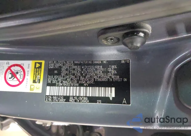 2T2BK1BA3DC161948: 44215981