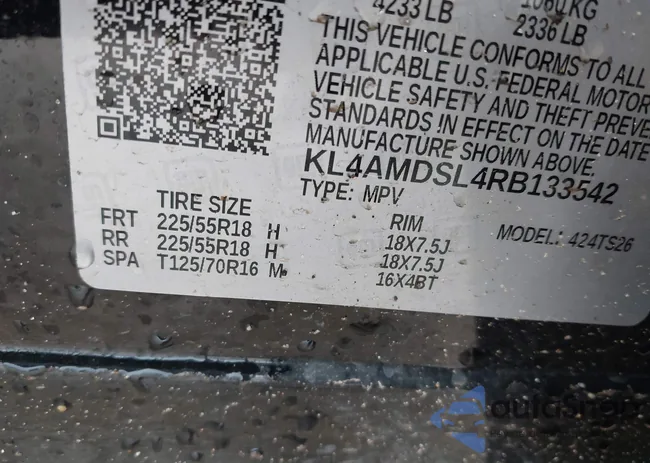 KL4AMDSL4RB133542: 44215993