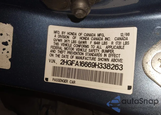 2HGFA16669H338263: 44216071