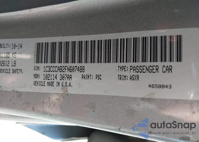 1C3CCCAV2FN607488: 44216286