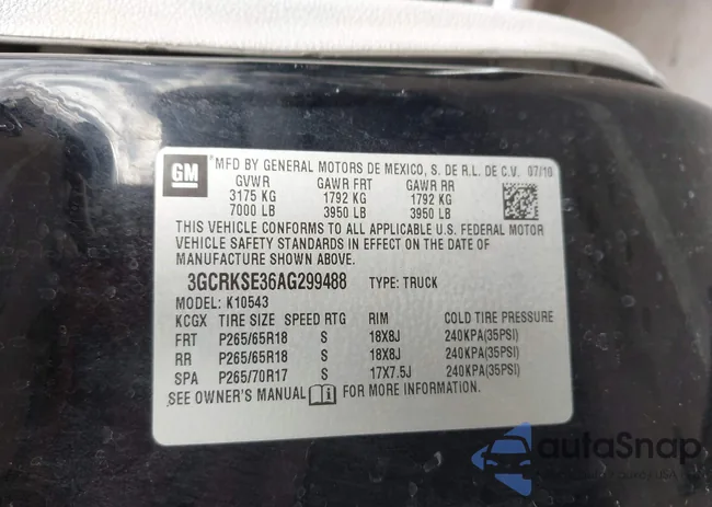 3GCRKSE36AG299488: 44217573