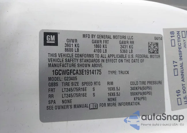 1GCWGFCA3E1914175: 44217583