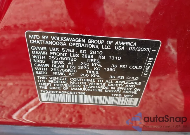 1V2JR2CA0PC537386: 44217814