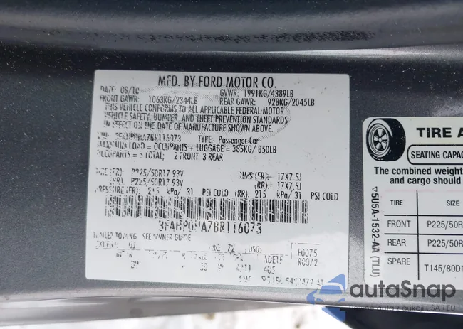 3FAHP0HA7BR116073: 44217833