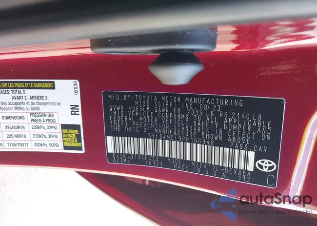 5YFS4MCE9PP166948: 44217834