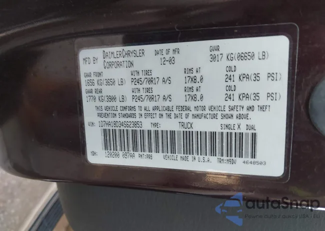 1D7HA18D34S623853: 44217852