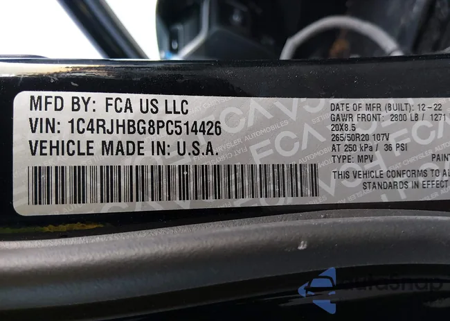 1C4RJHBG8PC514426: 44217941