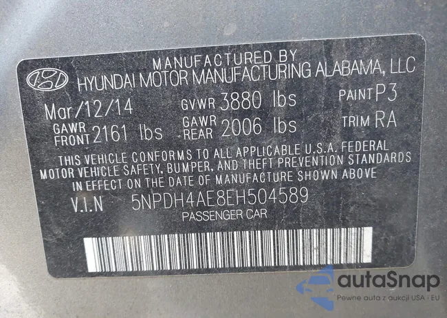 5NPDH4AE8EH504589: 44217106