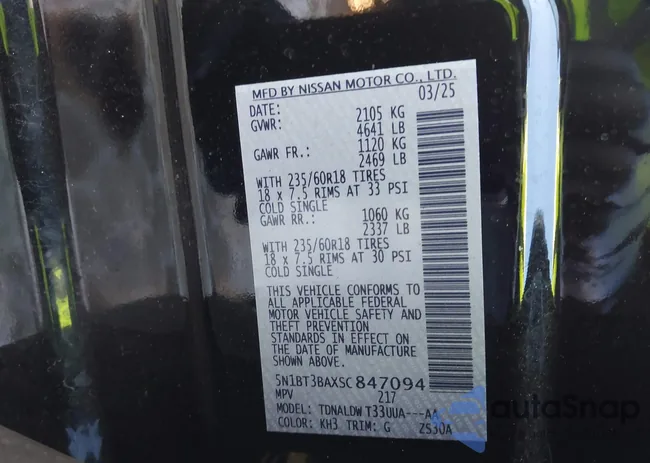 5N1BT3BAXSC847094: 44217109