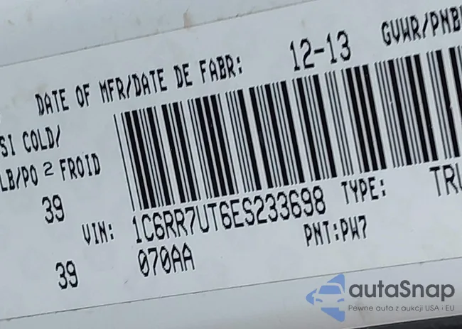 1C6RR7UT6ES233698: 44217170