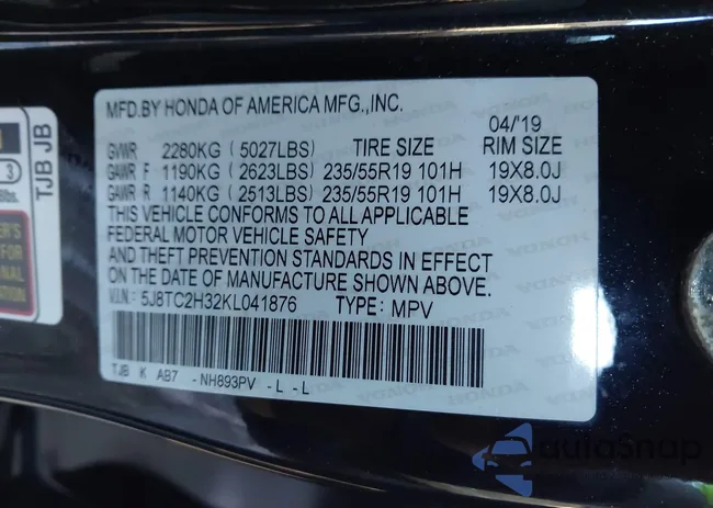 5J8TC2H32KL041876: 44218466