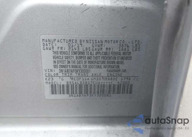 3N1AB7AP3KY300081: 44218629