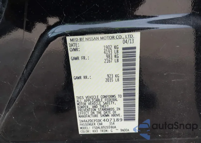 1N4AZ0CP1DC407189: 44218648