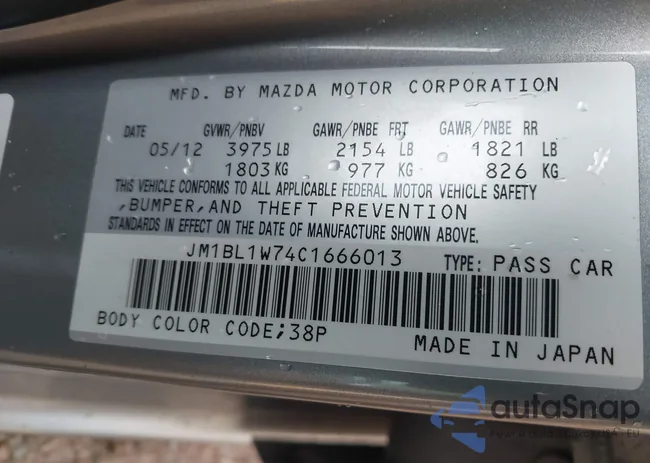 JM1BL1W74C1666013: 44218708