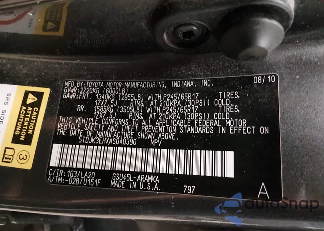 5TDJK3EHXAS040390: 44218809