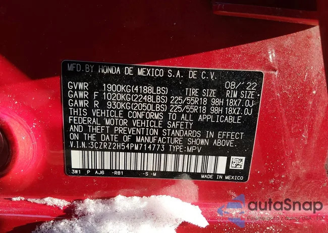 3CZRZ2H54PM714773: 44218814