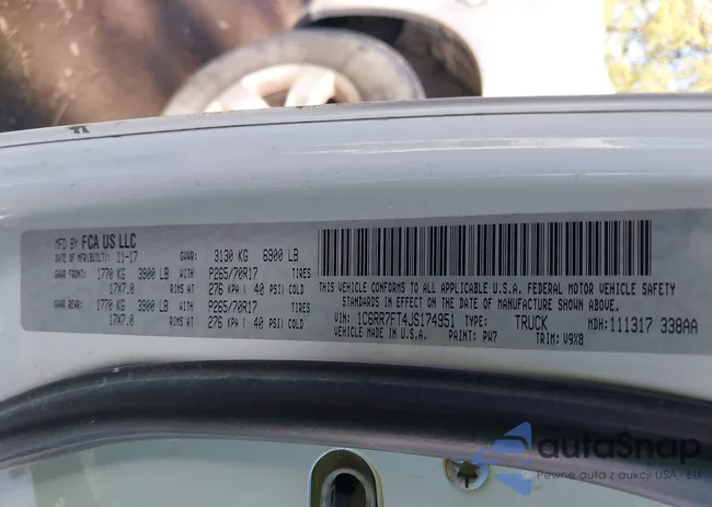 1C6RR7FT4JS174951: 44218817