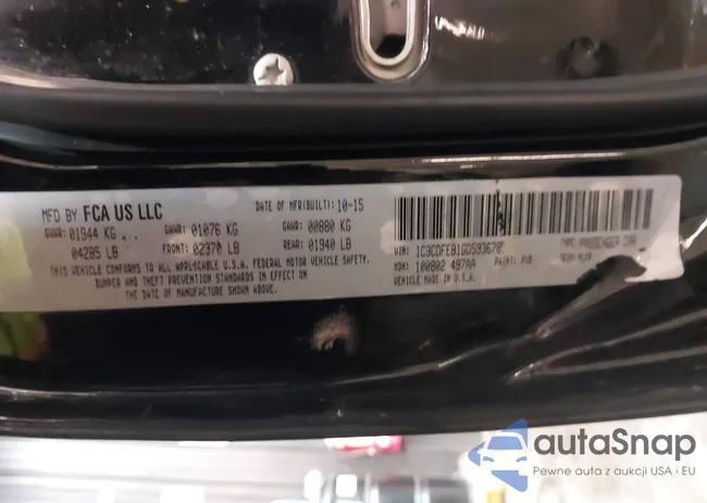 1C3CDFEB1GD593678: 44218926