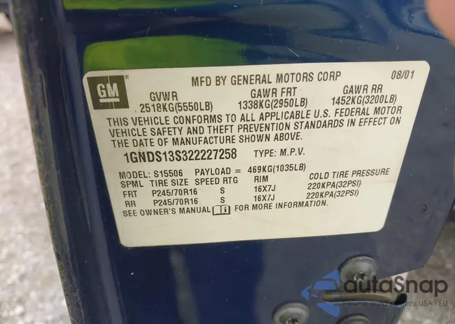 1GNDS13S322227258: 44217999