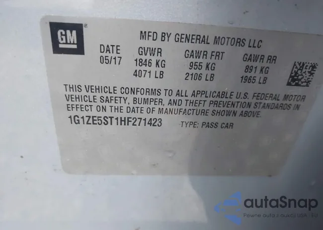 1G1ZE5ST1HF271423: 44218010