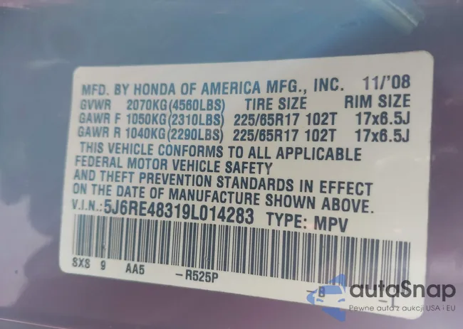 5J6RE48319L014283: 44218074