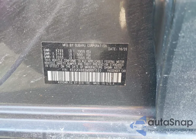 4S3GKAB65M3601523: 44218310