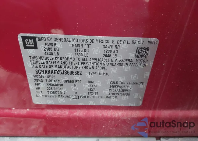 3GNAXKEX5JS506362: 44218355