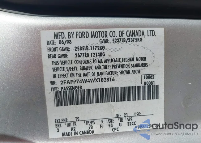 2FAFP74W4WX182816: 44219382