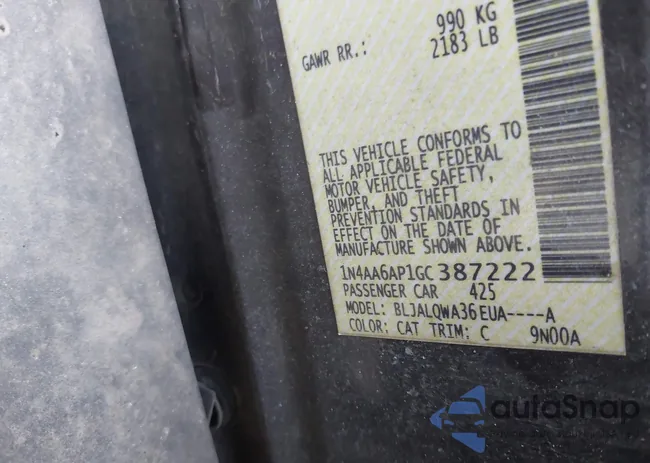 1N4AA6AP1GC387222: 44219448