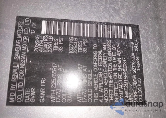 KNMAT2MT8FP519387: 44219662