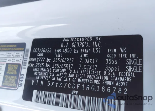 5XYK7CDF1RG166782: 44219714