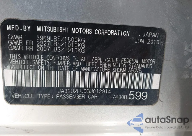 JA32U2FU0GU012914: 44219913