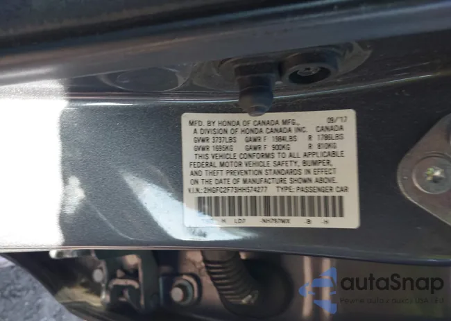 2HGFC2F73HH574277: 44218977