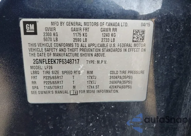 2GNFLEEK7F6348717: 44219043