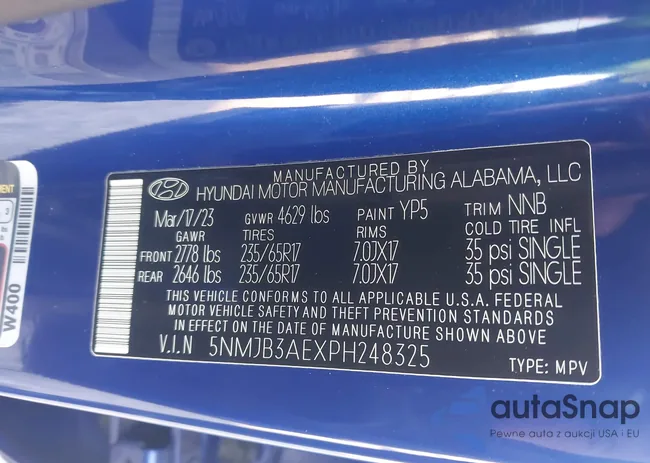 5NMJB3AEXPH248325: 44219071