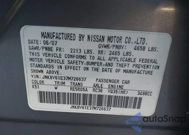 JNKBV61E37M726637: 44219081