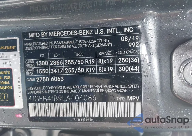 4JGFB4JB9LA104086: 44219091