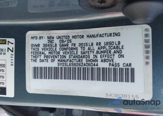 5Y2SL65826Z406044: 44219213