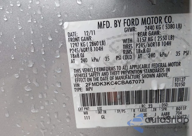 2FMDK3KC4CBA67073: 44219328