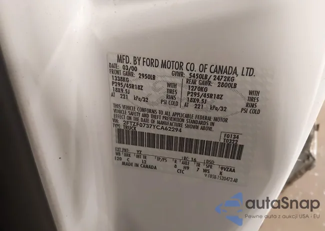 2FTZF0737YCA62294: 44220382